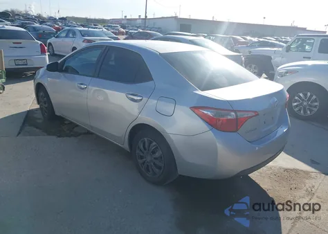 2014 Toyota Corolla Le from USA, damaged, VIN 5YFBURHE7EP173688